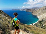 Hiker in Cabo de Gata